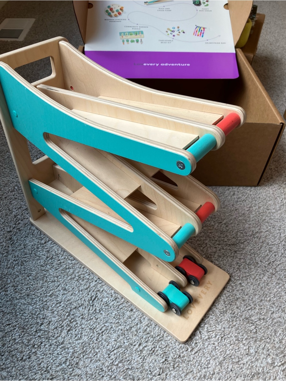 Lovevery Race and Chase Ramp - The Pioneer Playkit Complete